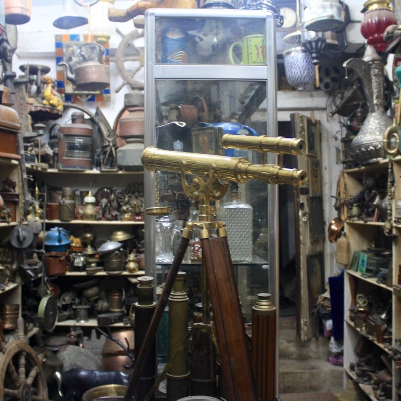 Buying antiques in Zanzibar Curio Shop
