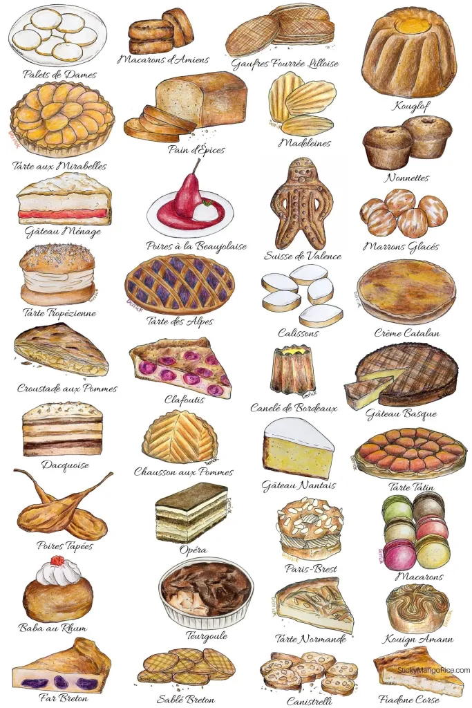 French Desserts By Region The Illustrated Guide To Cakes And Sweets 